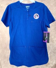 XS Scrubstar Supreme Stretch Performance V-Neck Scrub Top Women's Size  Blue