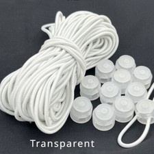 Drawstring Elastic Band Spring Cord Lock End Stopper Fastener Adjustment Sewing