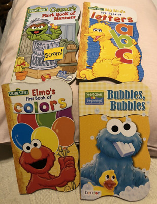 Sesame Street Board Book Set of 4