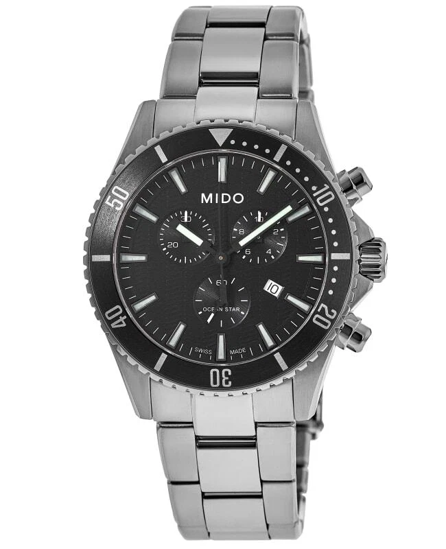 New Mido Ocean Star Black Dial Steel Men s Watch M026.417.11.051.00