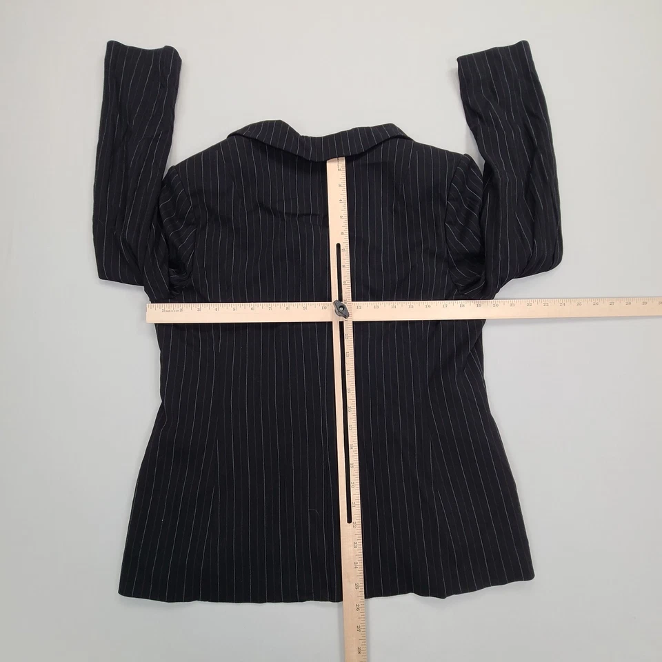 Amanda Smith Jacket Womens 12 Black Blazer Coat Casual Comfort Stylish - Image 3 of 4