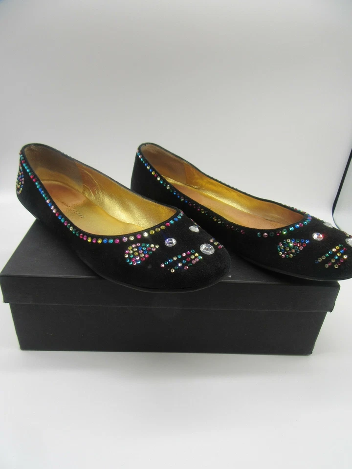 MARC BY MARC JACOBS NEGRO CARA DE GATITO CRISTAL PLANOS talla 39,5 Foto 3 de 4