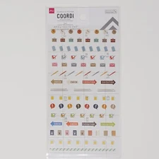 Work Schedule Planner Calendar Stickers - Daiso
