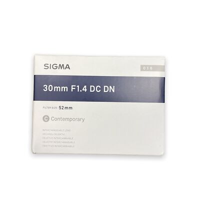 Sigma 30mm DC DN Contemporary Lens for Sony E *BRAND NEW