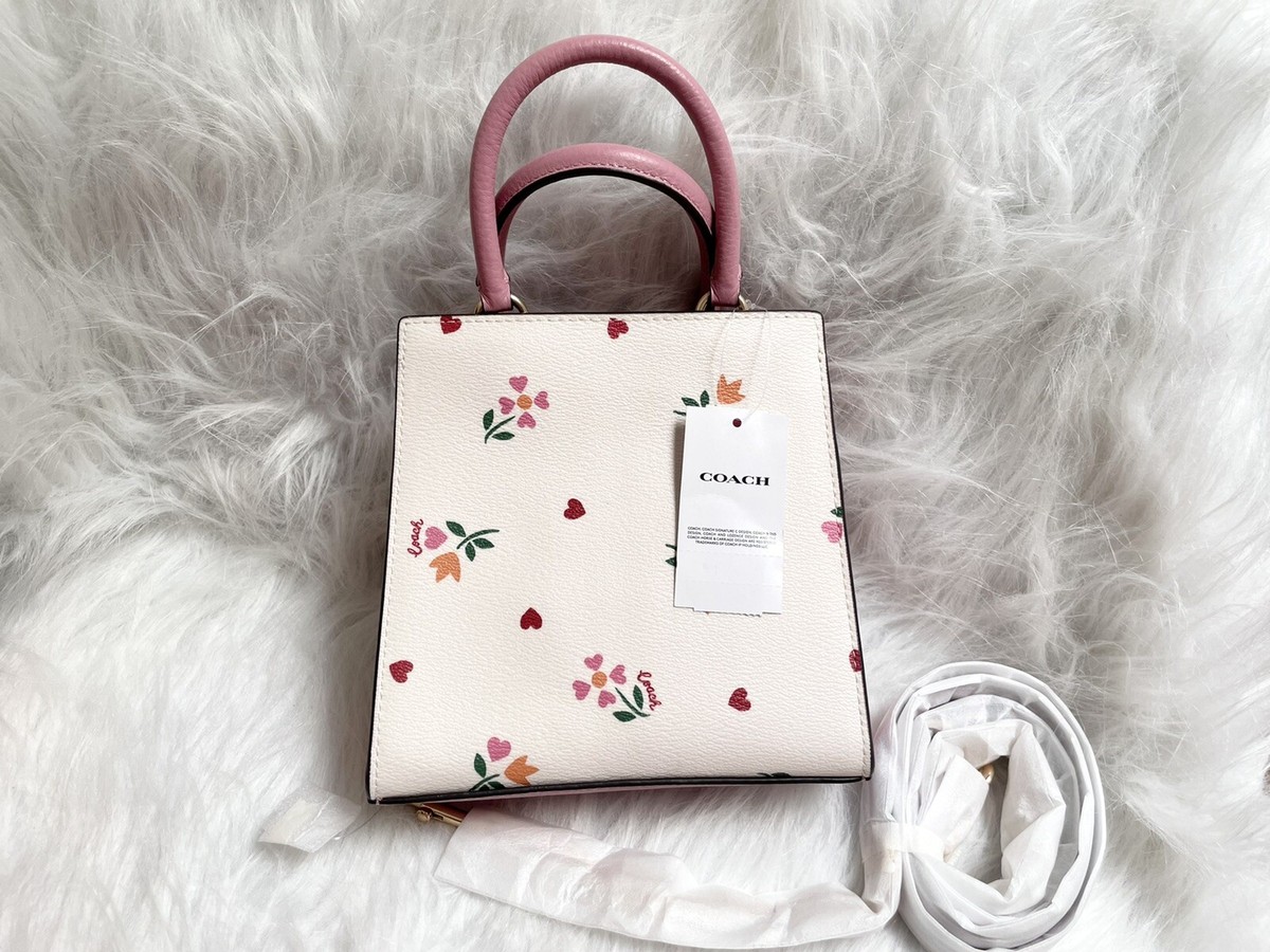 【COACH】Mini Pepper Crossbody With Heart Petal Print Coach Mini Pepper Crossbody With Heart Petal Print | Brixton