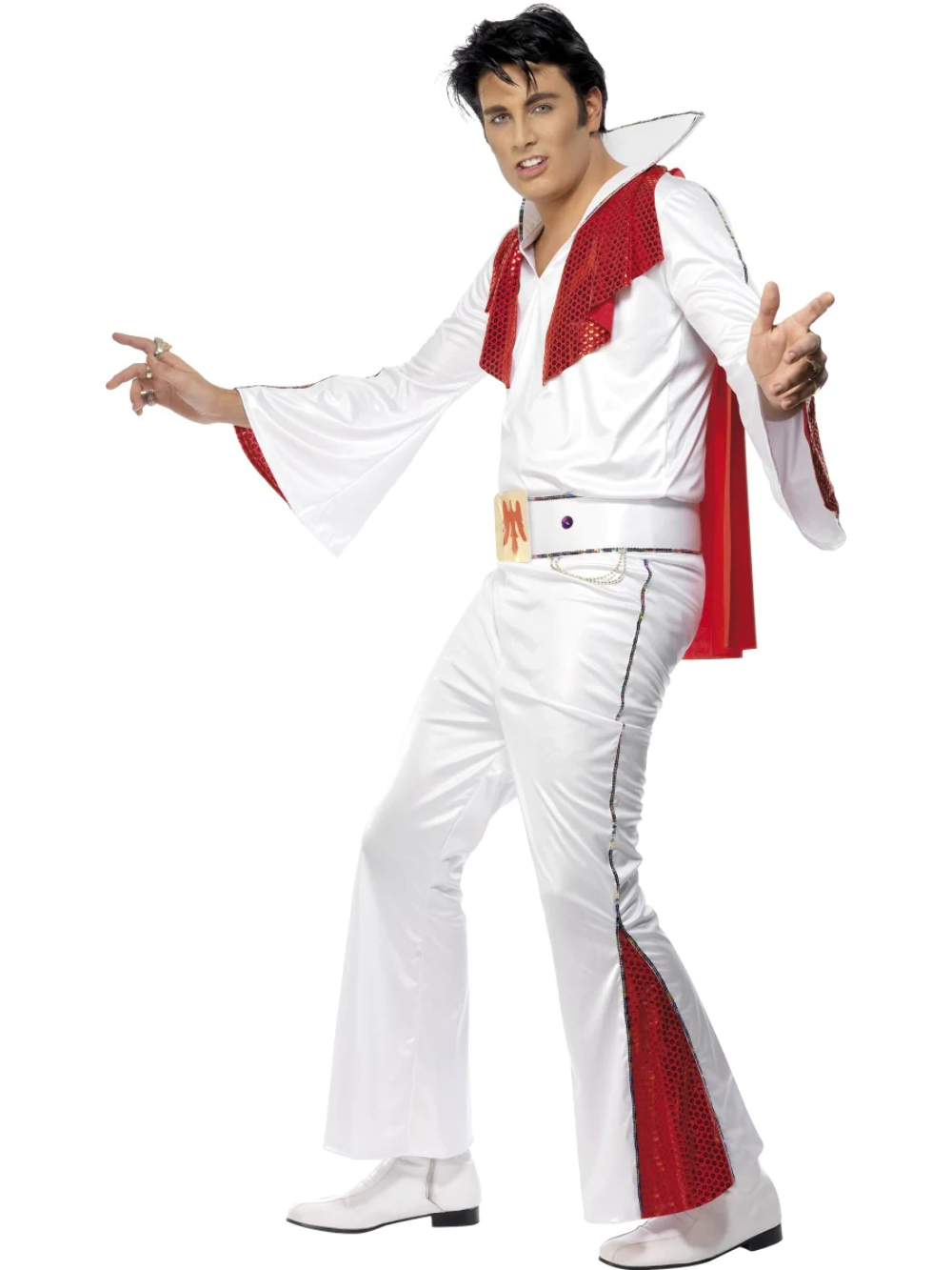 ▷ Costume Elvis Presley con aquila USA per uomo