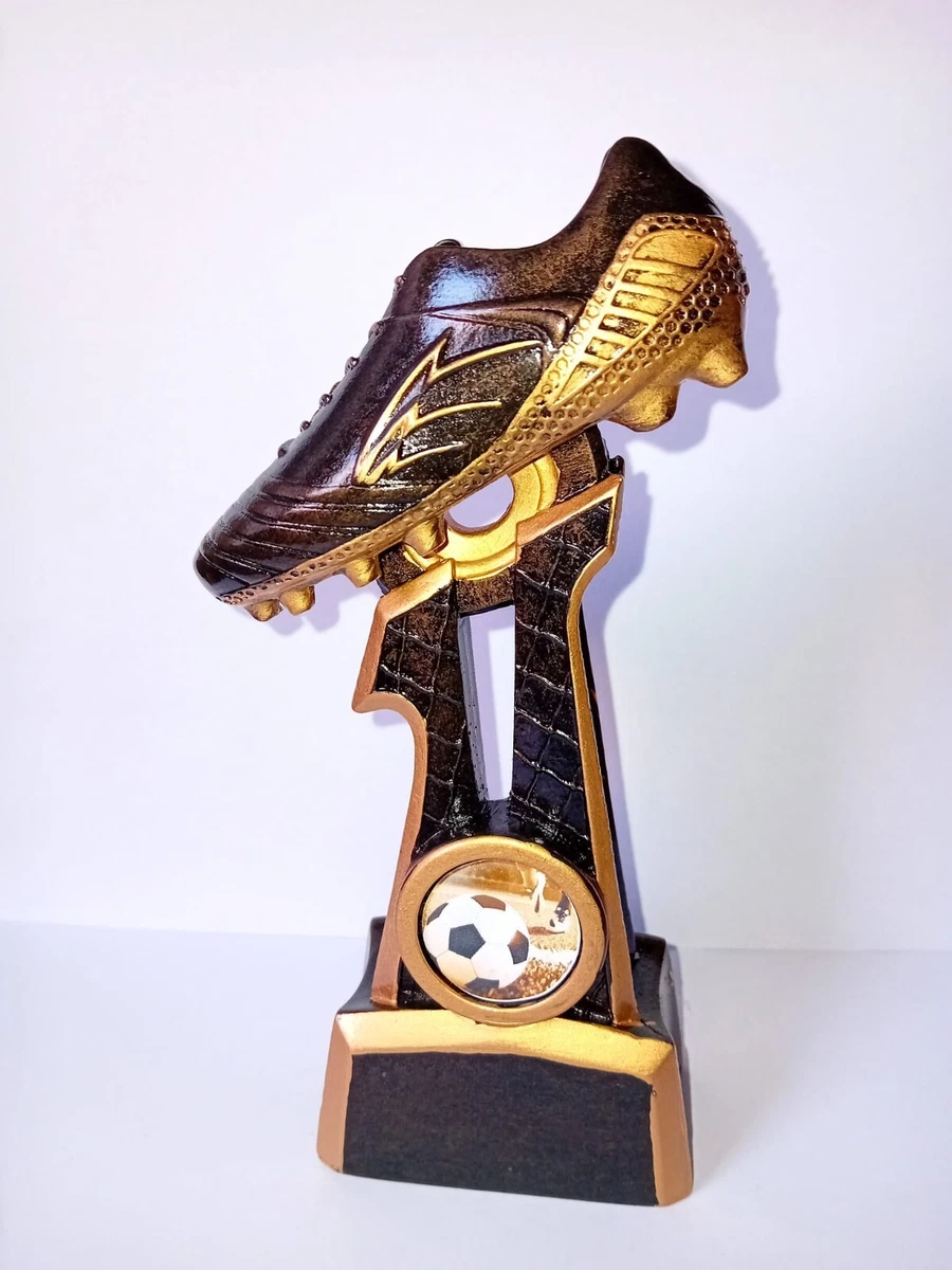 STRIKER Deluxe Antique Gold Football Club Trophy Boot FREE Engraving PM19211