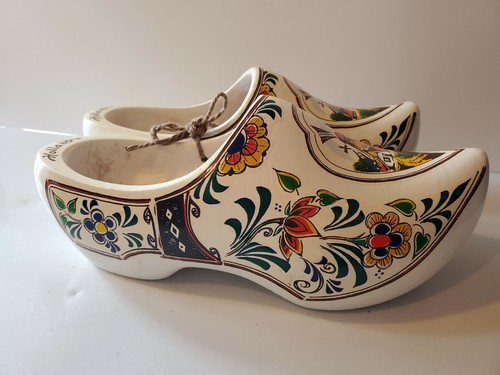 Dutch Wooden Clogs Holland windmill Bright Colors size 37 - Picture 11 of 12