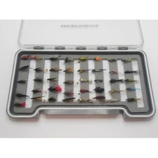 40 Wet & Nymph Trout Flies WITH BOX, 40 Flies Boxed Set, Fly Fishing