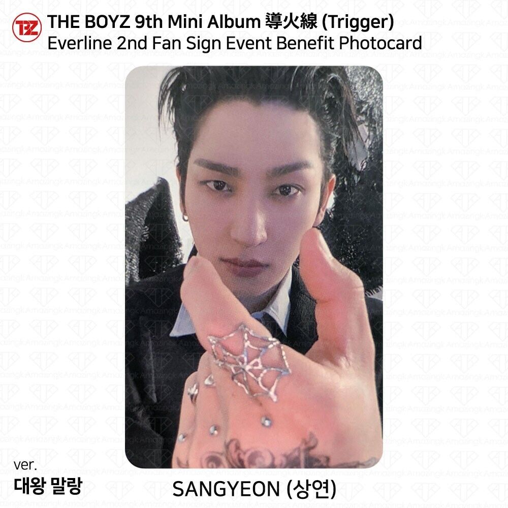 The Boyz 9th Mini Album 導火線 TRIGGER Everline 2nd Fan Sign The Boyz 9th Mini Album 導火線 TRIGGER Everline 2nd Fan Sign
