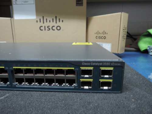 Cisco WS-C3560V2-48TS-S Catalyst 3560 v2 Series Switch. 90 Day' wty Real time./ - Picture 2 of 4