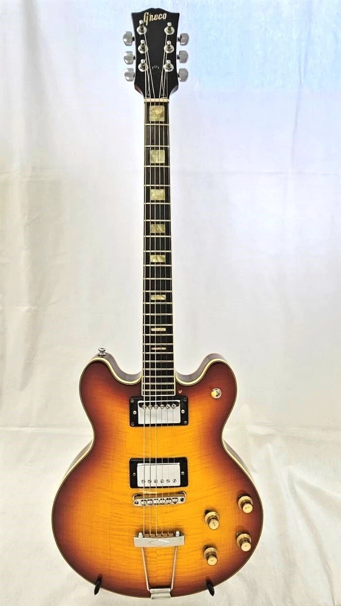 Greco Electric Guitar SA 500 Hollow body Non F Hole 1974 Used From Japan