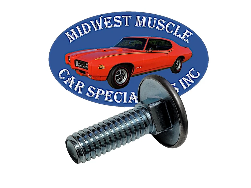 Tornillos de parachoques delanteros traseros con tapa de acero inoxidable Ford 5/16-18x1" 4 piezas K Foto 4 de 4