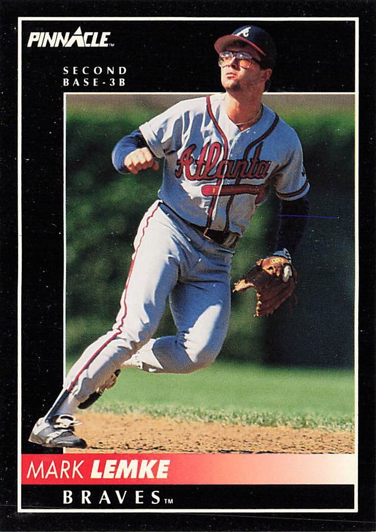 Mark Lemke #426 1992 Pinnacle Atlanta Braves