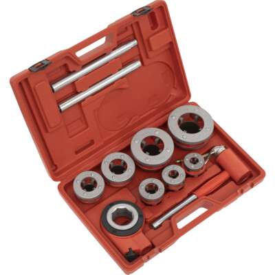 Spezialeinsätze Rohrgewinde-Kit - 3/8'' bis 2'' BSPT - Kassettenstil Schneidköpfe