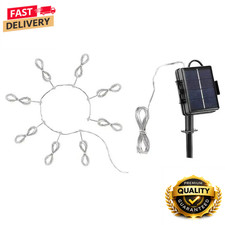 104 LED Solar Parasol Lights – Garden Patio Table Umbrella Fairy Light – Outdoor