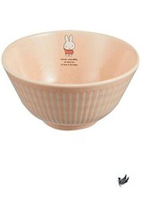 Kaneshotouki Dick Bruna 411120 Miffy Rice Bowl 4.7 inches 12 cm Coral Pink