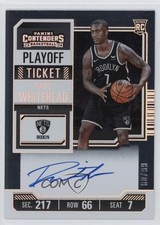 2023-24 Panini Contenders Rookie Playoff Ticket 80/99 Dariq Whitehead #105 18t1