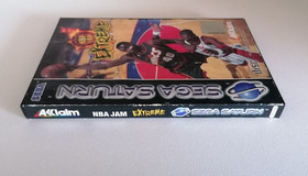 NBA Jam Extreme Video Game Sega Saturn Complete with Manual