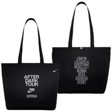 Nike Heritage 2.0 Tote Bag Travel School Shopping Black White IF8252 010