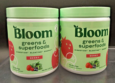 2 Pack - Bloom Nutrition Superfood Greens Powder - 9.26 Oz Ea. - EXP 01/2026 
