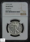 1919 S Walking Liberty Silver Half Dollar 50C Almost Uncirculated NGC AU Details