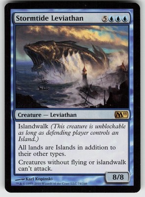 Stormtide Leviathan R Magic 2011 (M11) 74 MTG