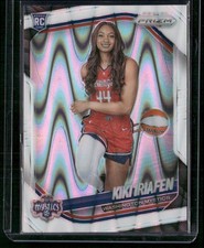 2025 Panini Prizm WNBA #149 Kiki Iriafen White Seismic Prizms