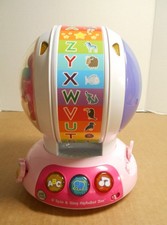Leap Frog Spin Sing Alphabet Zoo Educational Toy Tested Works B84