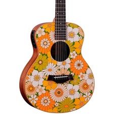 Taylor GS Minie Special Edition AcousticElectric Guitar Floral Green