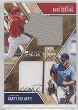 2017 Panini Elite Extra Edition Holo Gold 53/99 Casey Gillaspie Rhys Hoskins b8l