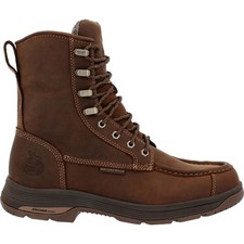 Image of Georgia Boot Athens SuperLyte 8" Waterproof Side-Zip Moc Toe Work Boot GB00724
