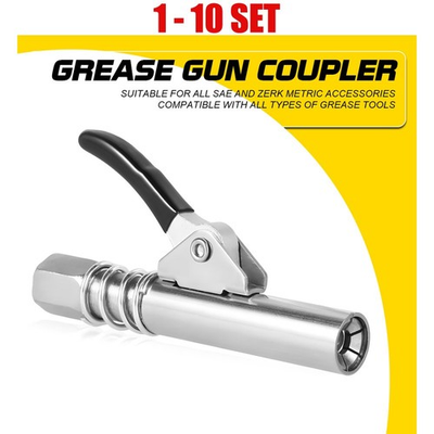 #ad #ad 1 10X High Coupler Grease Pressure Gun locks doesn#x27;t on leak over 10000 PSI $11.39