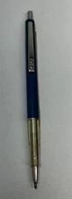 Vintage Paper Mate Contour Double Heart Ball Point Pen Blue Made In USA