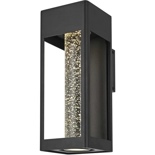 Elegant Lighting OD604W15BK Amaris 1 Light 15 inch Black Outdoor Wall Sconce - Picture 3 of 8