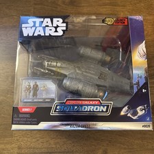 Star Wars Micro Galaxy Squadron Razor Crest   20 Launch Edition Grogu