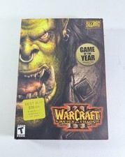 Warcraft III 3 Reign of Chaos PC Game 2002 Box Manual Strategy Guide ML460