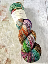 Hedgerow Yarns hand dyed knitting yarn - 1 x 100g - Zebra Sock.