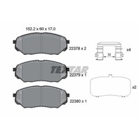 Textar BremsbeläGe Bremsbelegsatz Vorne FüR KIA Sorento III Hyundai Santa Fé