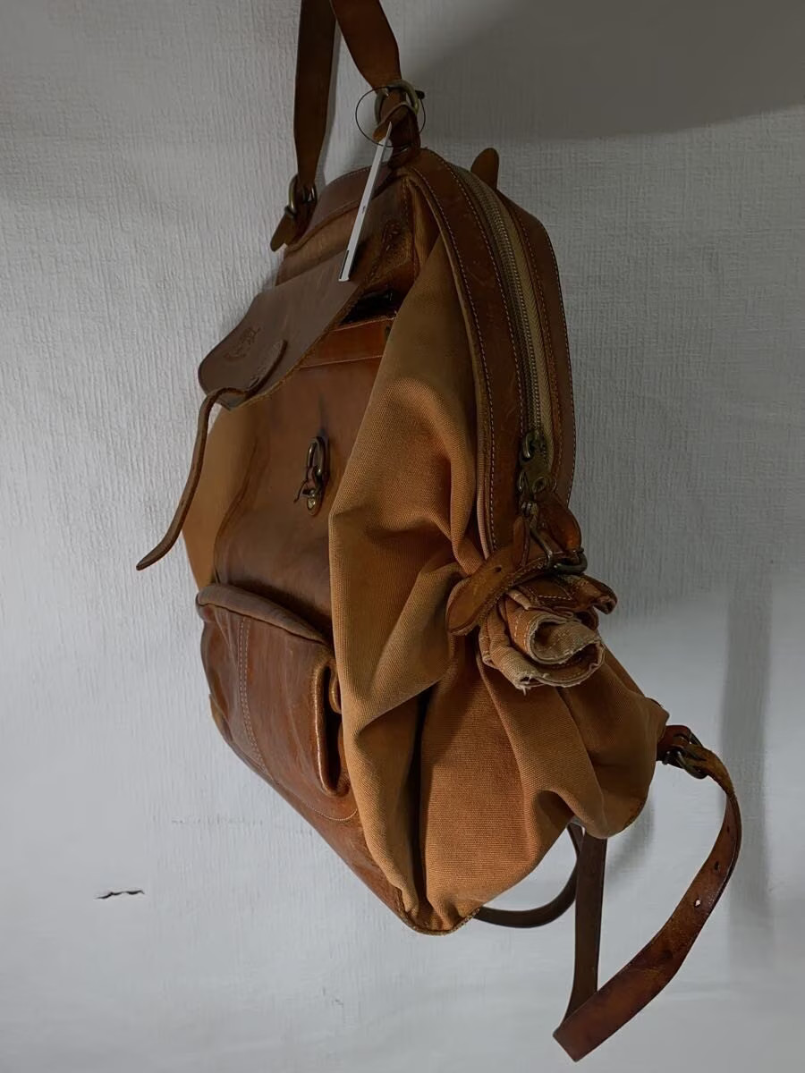 IL BISONTE Leather Backpack, CML, Solid Color - image 2