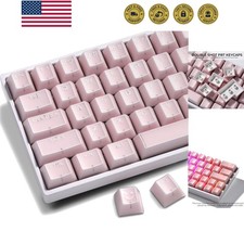 XVX Pink Jade Keycaps, Doubleshot PBT Keycap Sets 142 Keys, Cherry Profile Ke...
