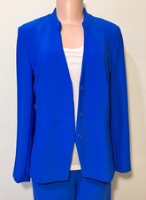 Boston Proper Beyond Travel Blazer Jacket Princess Blue M NWT