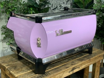 CUSTOM VIOLET LA MARZOCCO GB5 3 GRUPPEN ESPRESSOMASCHINE KOMMERZIELLES CAFE