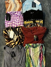 Lot of 8 Fashion Nova Sz XS Long Sleeve Stretchy Bodycon Dresses Short Midi Maxi