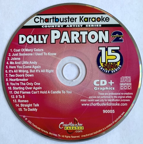 CHARTBUSTER KARAOKE - HITS OF DOLLY PARTON - VOL 2 - 90005