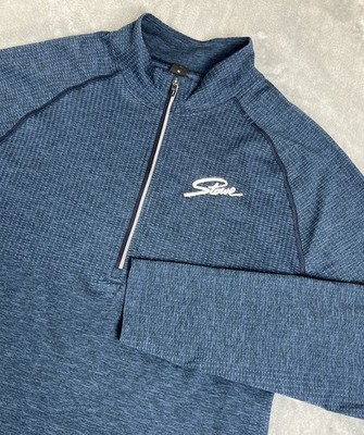 Lululemon x Stowe Ski Resort 1/4-Zip Pullover Mens M Blue Performance Outdoors