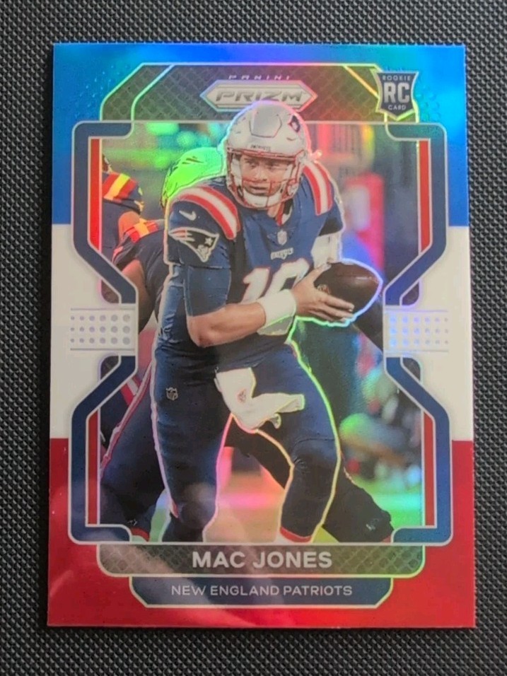 2021 Panini Prizm - Rookie Mac Jones #336 Red White & Blue Prizm (RC)