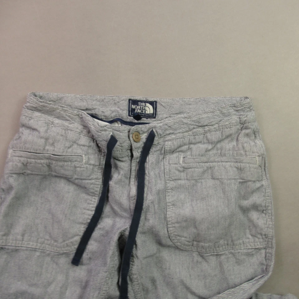 North Face Pants Womens 8 Chino Outdoors Pockets Lightweight Regular Fit Gray - Image 2 of 4