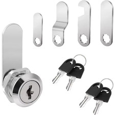 Letter Box Lever Lock 16mm with Keys and Plates for Cupboard Cabinet Furniture