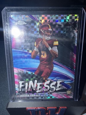 Topps 2024 Chrome Finesse Jayden Daniels RC Rookie X-Factor #F-3 Commanders NFL